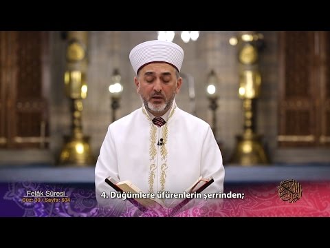 Felak ve Nâs Sûresi - Mealli
