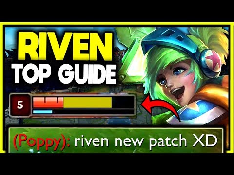 RIVEN PATCH 10.8 IS AMAZING! - SEASON 10 RIVEN VS POPPY TOPLANE GUIDE