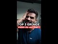 TOP 3 GRÜNDE, WIESO DU AUFGIBST❌