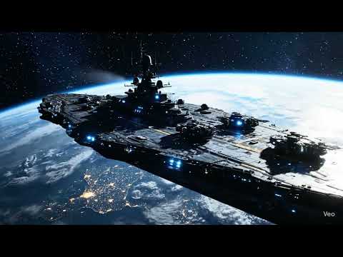 Epic Space War: Futuristic Battleship vs Alien Invasion | AI Cinematic Sci-Fi Short Film