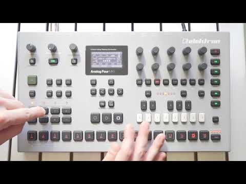 Elektron Analog Four MKII All Factory Patterns with Factory Sound Presets Patches