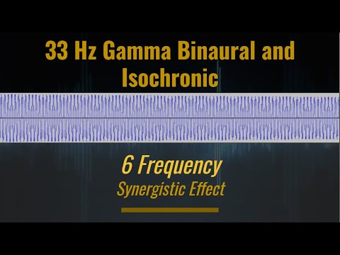 33 Hz Gamma Binaural Audio - POWERFUL - ***Headphones are required***