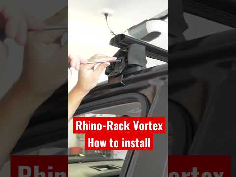 Rhino Rack Vortex Clamp Mount How to Install Ford Ranger Build #4x4 #fordranger #howto