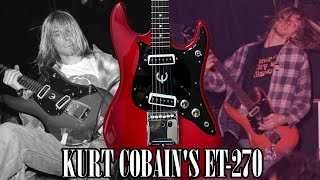 Video thumbnail for Kurt Cobain's Epiphone ET 270 | Nirvana Guitar History Episode 2 | Live Bleach Era & Smart Sessions by NirvanaGuitars