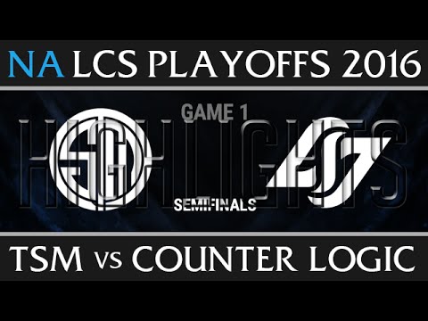 TSM vs CLG Game 1 Highlights, Semi final NA LCS Summer Playoffs 2016, Team Solomid vs CLG G1