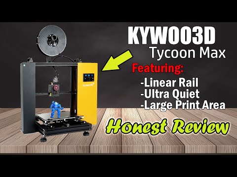 Kywoo Tycoon Max Linear Rail 3D Printer - My New Favorite 3D Printer! - Honest Review