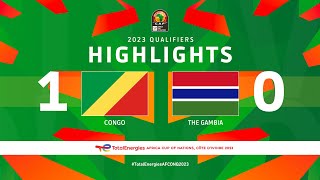 Éliminatoires de la CAN – Côte d’ivoire 2023 | Groupe G : Congo 1-0 Gambie