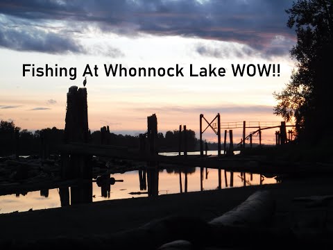 Fishing At Whonnock. Lake WOW!!