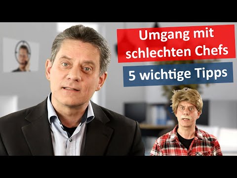 Bad boss: what to do?