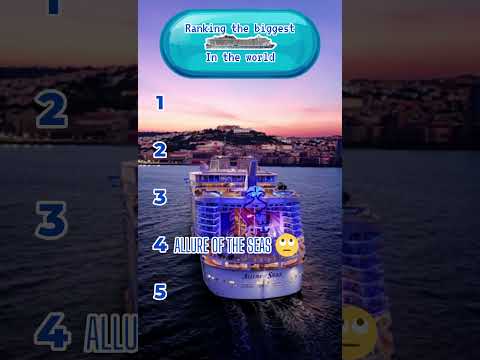 Thumbnail for Ranking the Biggest Cruise ships in the world #travel #cruiseship #sea