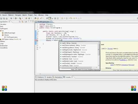 Java 4th Tutorial Time Conversions