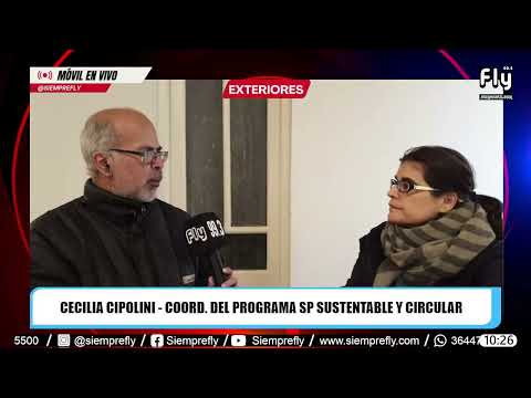 🔴𝗠𝗢́𝗩𝗜𝗟 𝗘𝗡 𝗩𝗜𝗩𝗢┃Cecilia Cipolini - Coordinadora del programa Sáenz Peña sustentable y circular