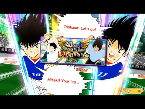 Captain Tsubasa: Dream Team Transfer 40 Million Downloads Worldwide Tickets on 2 Accounts
