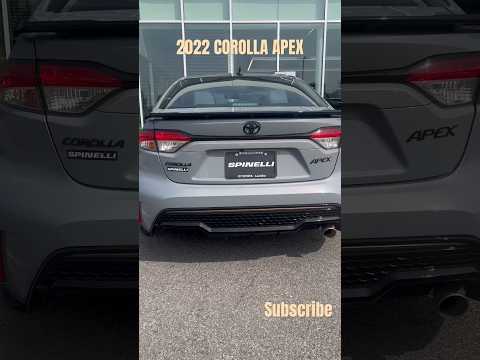 2022 Toyota Corolla APEX/ Se upgrade! Rear! #toyota #car #corolla #youtubeshorts #shorts #viral