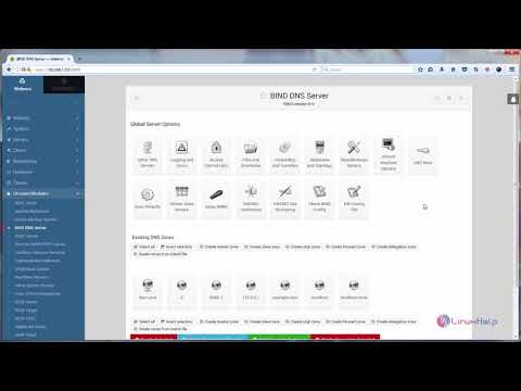How to install and configure Bind DNS on Webmin | LinuxHelp Tutorials