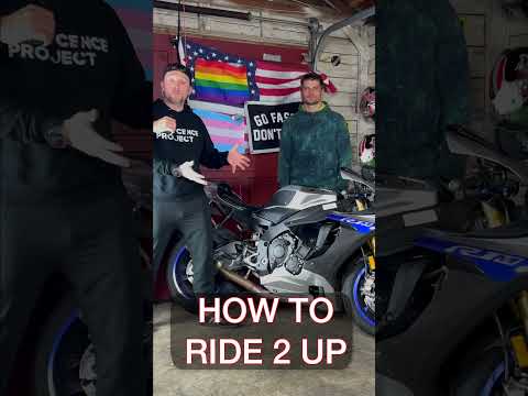 How to ride a passenger on a sport bike