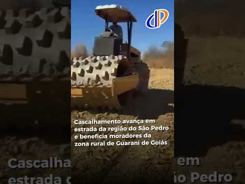 Cascalhamento avança em estrada da região do São Pedro e beneficia moradores da zona rural