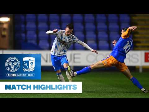 25/26 Highlights: Shrewsbury Town 2-1 Barrow AFC