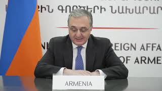 Intervention du ministre des Affaires étrangères d'Arménie Zohrab Mnatsakanyan lors de la 130e session du Comité des Ministres du Conseil de l'Europe