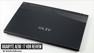 Gigabyte Aero 17 HDR Review