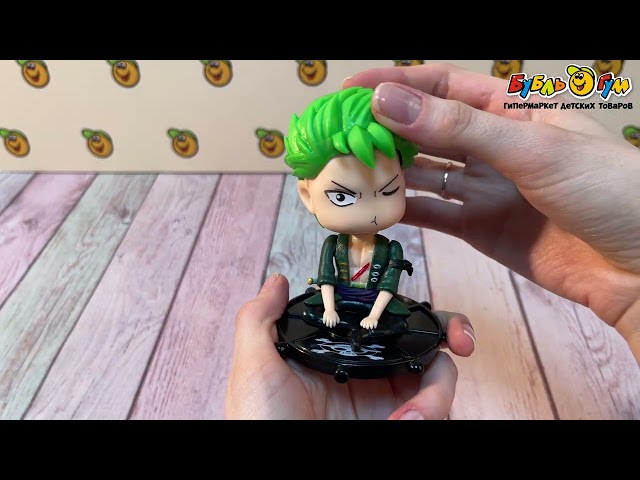 Фигурка Lanson Toys One Piece Ророноа Зорро и штурвал 10см - видео