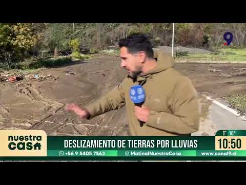 Deslizamiento de tierra en ruta Cabrero - Concepción