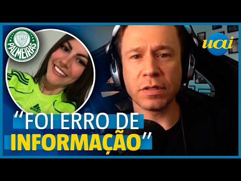 Tiago Leifert se desculpa após fala sobre torcedora do Palmeiras