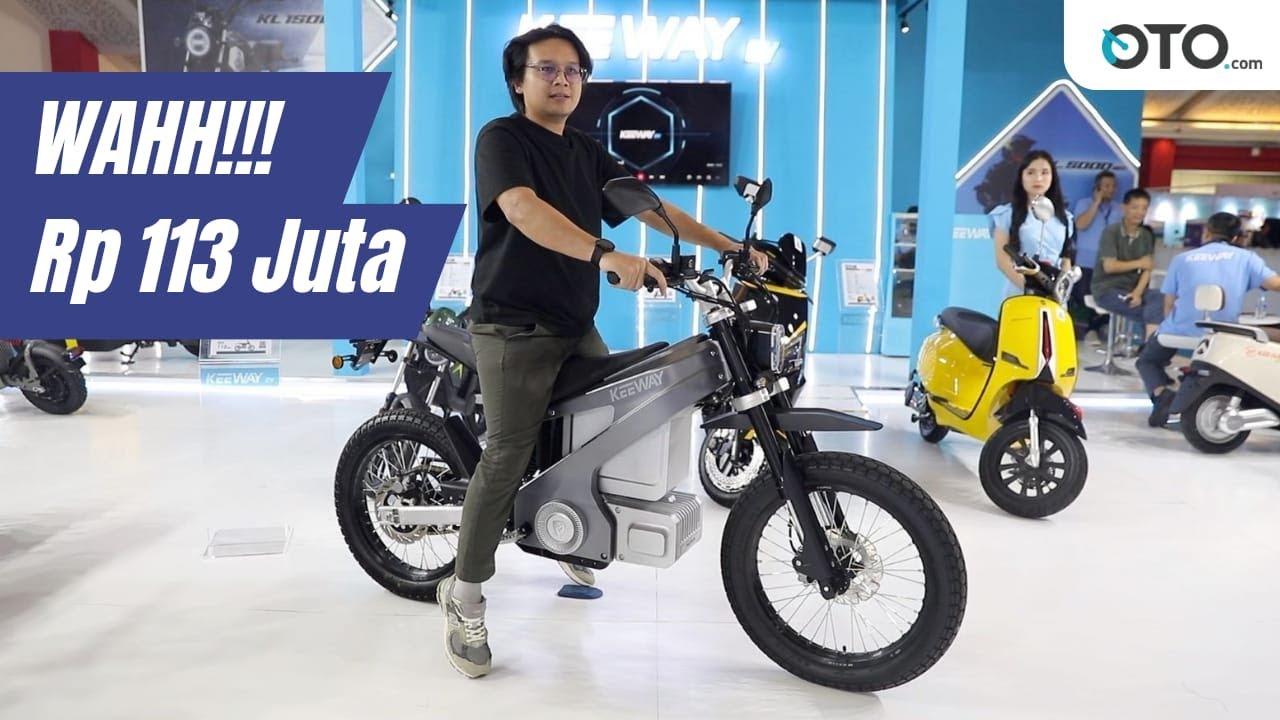 Keeway KL5000 ST, Motor Listrik Bergaya Trial 120 Km!