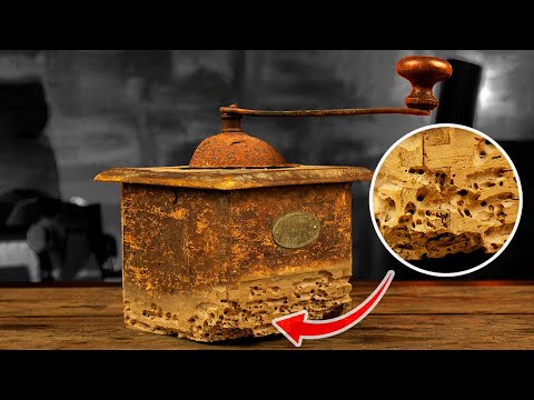 Rotten Coffee Grinder ! Unrealistic Restoration