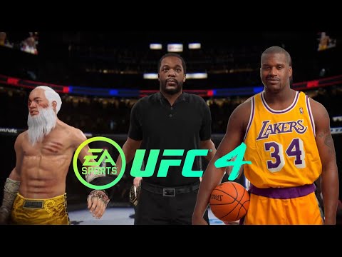 UFC4 | Old Bruce Lee vs Shaquille O'neal (Hardest Ai)