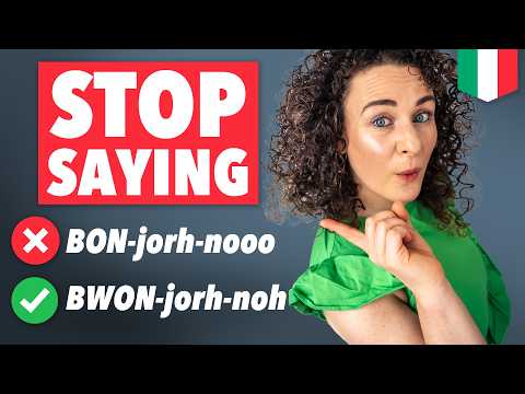 DO NOT say these 15 Italian Words Wrong! Say them PROPERLY in Italian!