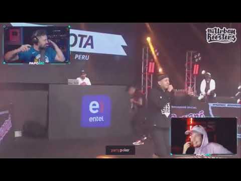 Papo reaccionando por tercera  vez al minuto de presentacion de Jota