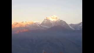 preview picture of video 'Mount Annapurna Range View During Annapurna View trek'