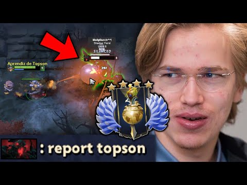 TOPSON vs 5K MMR!! they don't know they're playing vs ti winner...