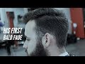 His First Bald Fade EVER Fade And Shears TUTORIAL HD 2019