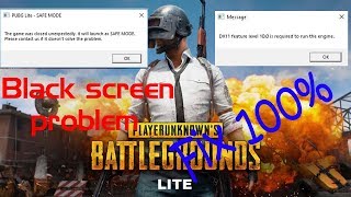 how to fix black screen problem in pubg pc lite - TH-Clip - 