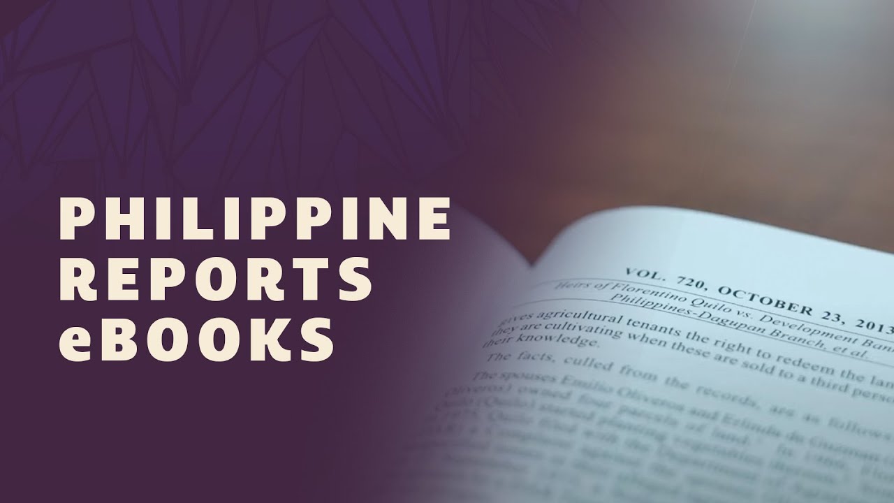 Philippine Reports E-Books