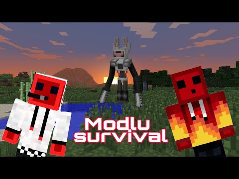 sezon 2 minecraft modlu survival bölüm 1 dev robot 😱