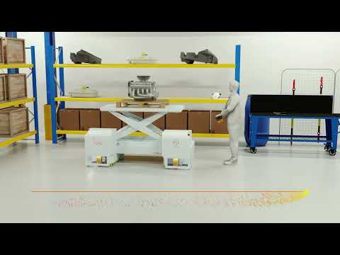 OMNI'LEV Chariot motorisé omnidirectionnel 100 à 800 kg