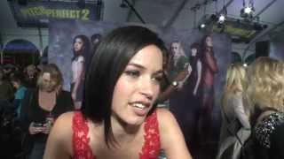 Pitch Perfect 2: Alexis Knapp Red Carpet Movie Premiere Interview | ScreenSlam video