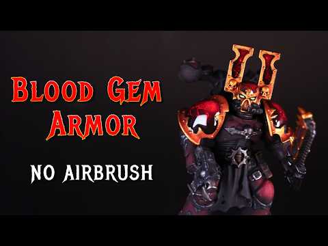 How to Paint Red Armor for World Eaters and Khorne!| #warhammer #warhammer40k #ageofsigmar