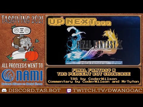 CoderWilson Plays Final Fantasy X TAS Percent Bot Showcase (TAS) (TASGiving 2021)