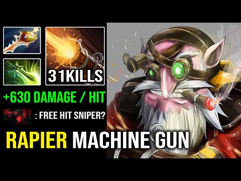 +630 DAMAGE PER HIT 100% Free Hit Divine Rapier Sniper Nonstop Godlike Instant Delete Dota 2