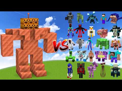 NEW MUTANT COPPER GOLEM vs All NEW Minecraft Bosses | Minecraft Mob Battle