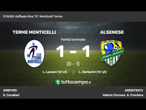 Terme Monticelli VS Alsenese 1 - 1