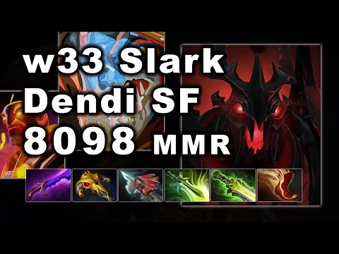 Dendi SF w33 Slark vs Attacker! Ember 8098 MMR 7.03 Dota 2
