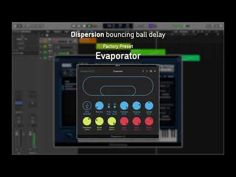 Dispersion v2 – bouncing ball delay