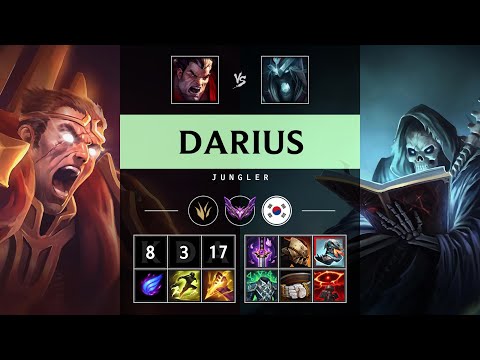 Darius Jungle vs Karthus - KR Master Patch 25.17