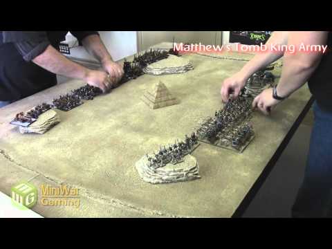 Tomb Kings vs Skaven Warhammer Fantasy Battle Report - Beat Matt Batrep - Part 1/3