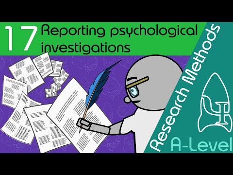 17 Reporting Psychology